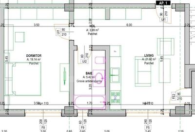 Apartament cu 2 camere decomandat în Rădăuți