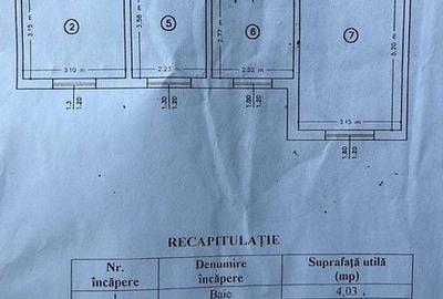 Apartament cu 3 camere decomandat în Central