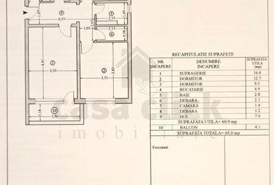 Apartament cu 3 camere decomandat în Mazepa 1