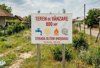 Teren de 800 mp, în Moșoaia - 1