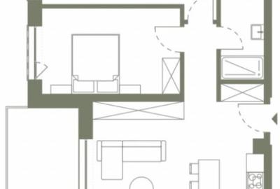 Apartament cu 3 camere decomandat în Dâmbul Rotund