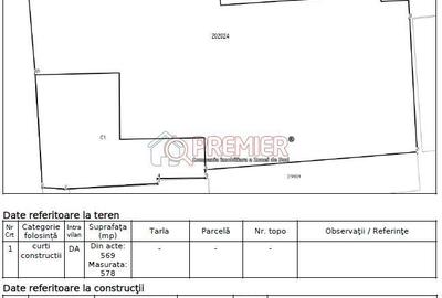 Casă cu 4 camere cu Teren 578 Mp în Central