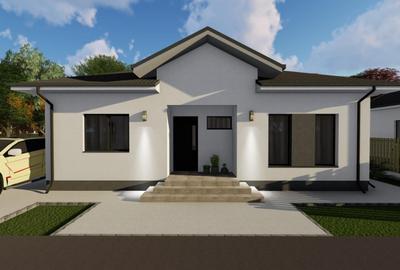 Casă individuală cu 4 camere cu Teren 400 Mp în Săbăreni