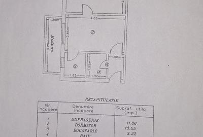 Apartament cu 2 camere semidecomandat în Central