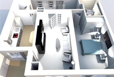Apartament cu 2 camere decomandat în Sud - 2