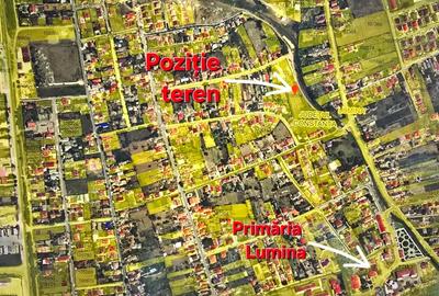Teren Construcții intravilan de 403 mp, în Lumina - 2