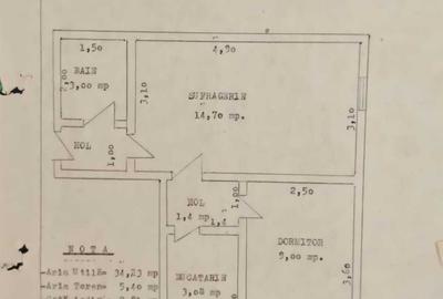 Apartament cu 2 camere semidecomandat în Central