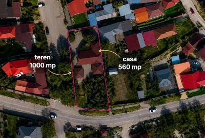 Casă individuală cu 6 camere cu Teren 1000 Mp în Brănești