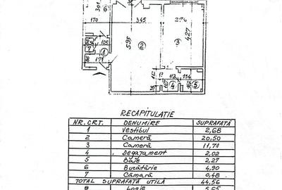 Apartament cu 2 camere semidecomandat, mobilat în P-ța Universității - 3
