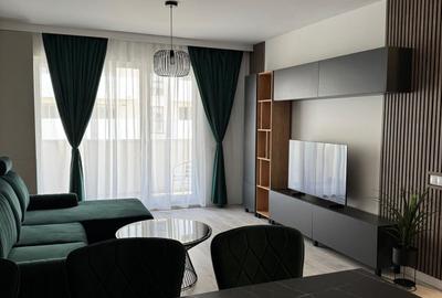 Apartament cu 2 camere semidecomandat, mobilat în Florești