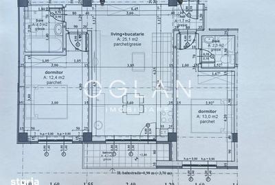 Apartament cu 3 camere în Central - 2