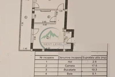 Garsonieră decomandată, mobilată în Sânpetru - 4