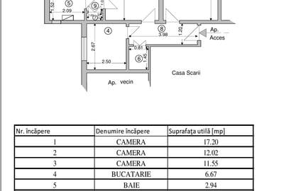 Apartament cu 3 camere circular în Astra - 2