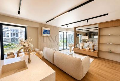 Apartament cu 3 camere, mobilat în Barbu Văcărescu