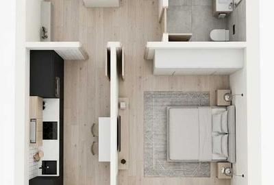 Apartament cu 2 camere decomandat în Valea Adâncă