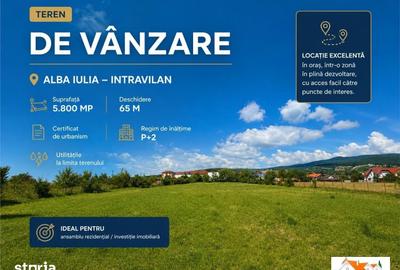 Teren de 5800 mp, în Cetate