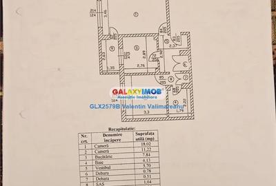 Apartament cu 2 camere decomandat în Aviației