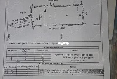Casă cu 4 camere cu Teren 3400 Mp în Central