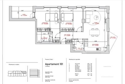 Apartament cu 2 camere decomandat, mobilat în Port