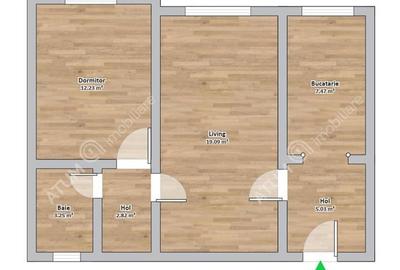 Apartament cu 2 camere semidecomandat, mobilat în Mihai Viteazul - 9