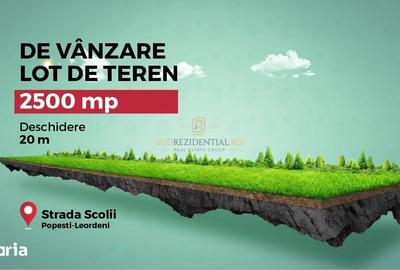 Teren de 2500 mp, în Central