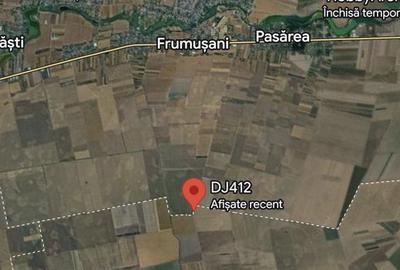 Teren de 965856 mp, în Frumușani