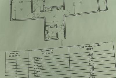 Apartament cu 2 camere decomandat în Exterior Vest