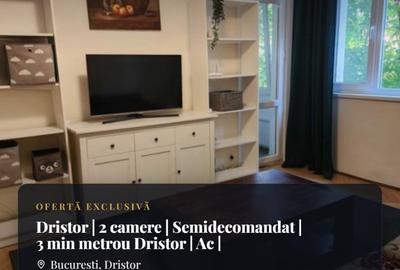 Apartament cu 2 camere semidecomandat, mobilat în Dristor