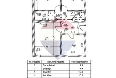 Apartament cu 3 camere decomandat în 13 Septembrie - 3