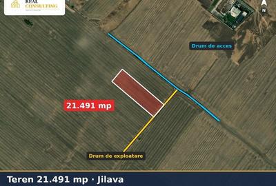 Teren Construcții intravilan de 21491 mp, în Jilava