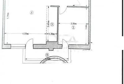 Apartament cu 2 camere semidecomandat în Ozana