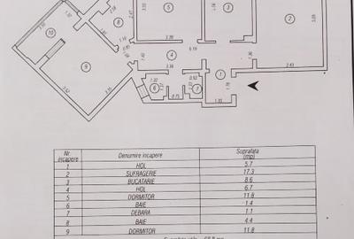 Apartament cu 3 camere decomandat în Casa de Cultură - 2