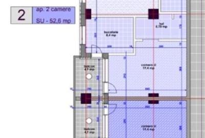 Apartament cu 2 camere decomandat în Nicolina - 7