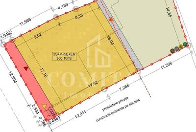 Teren Construcții intravilan de 532 mp, în Ultracentral - 6
