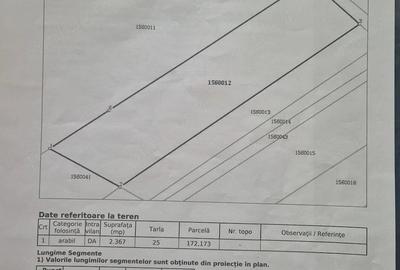 Teren de 3234 mp, în Albota
