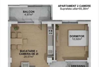 Apartament cu 2 camere decomandat în Central - 4
