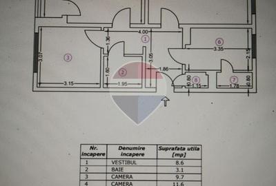 Apartament cu 3 camere decomandat, mobilat în Brâncoveanu