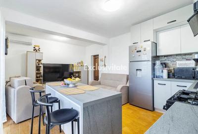 Apartament cu 3 camere semidecomandat în Adunații-Copăceni