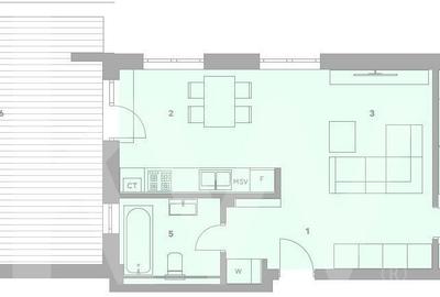Apartament cu 2 camere în Turnișor - 1