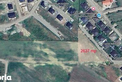 Teren de 2637 mp, în Miroslava