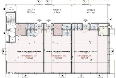 Spațiu comercial, de 655.6 mp, în Apahida - 3