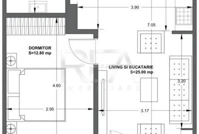 Apartament cu 2 camere semidecomandat în Matei Voievod - 2