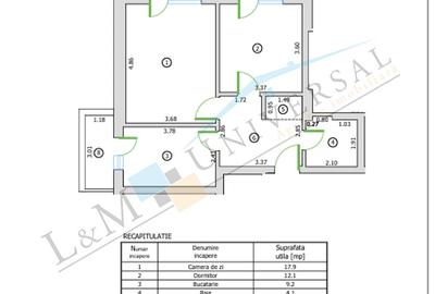 Apartament cu 2 camere decomandat în Theodor Pallady - 12