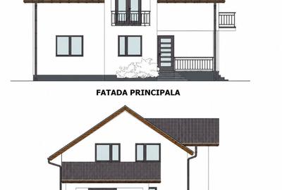 Casă cu 4 camere cu Teren 500 Mp în Corunca
