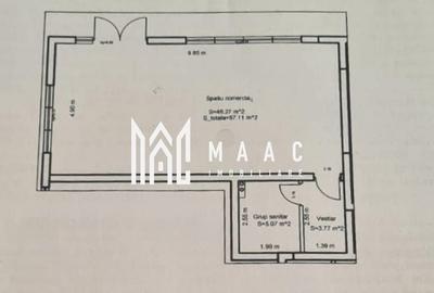 Spațiu comercial, de 57.110000610352 mp, în Hipodrom 1 - 7