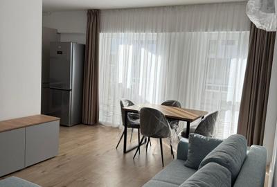 Apartament cu 3 camere decomandat, mobilat în Barbu Văcărescu