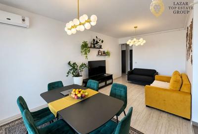 Apartament cu 3 camere semidecomandat, mobilat în UTA