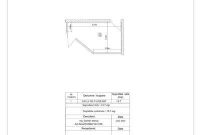 Spațiu comercial, de 14.699999809265 mp, în Grigorescu - 1