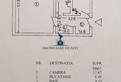 Garsonieră decomandată în Berceni - 2