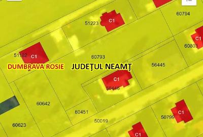 Teren de 2000 mp, în Dumbrava